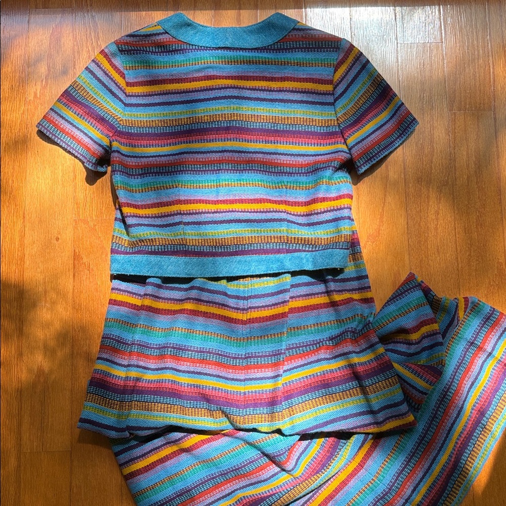 Cinco de Mayo vintage 60’s crop top and maxi skirt - Picture 9 of 12